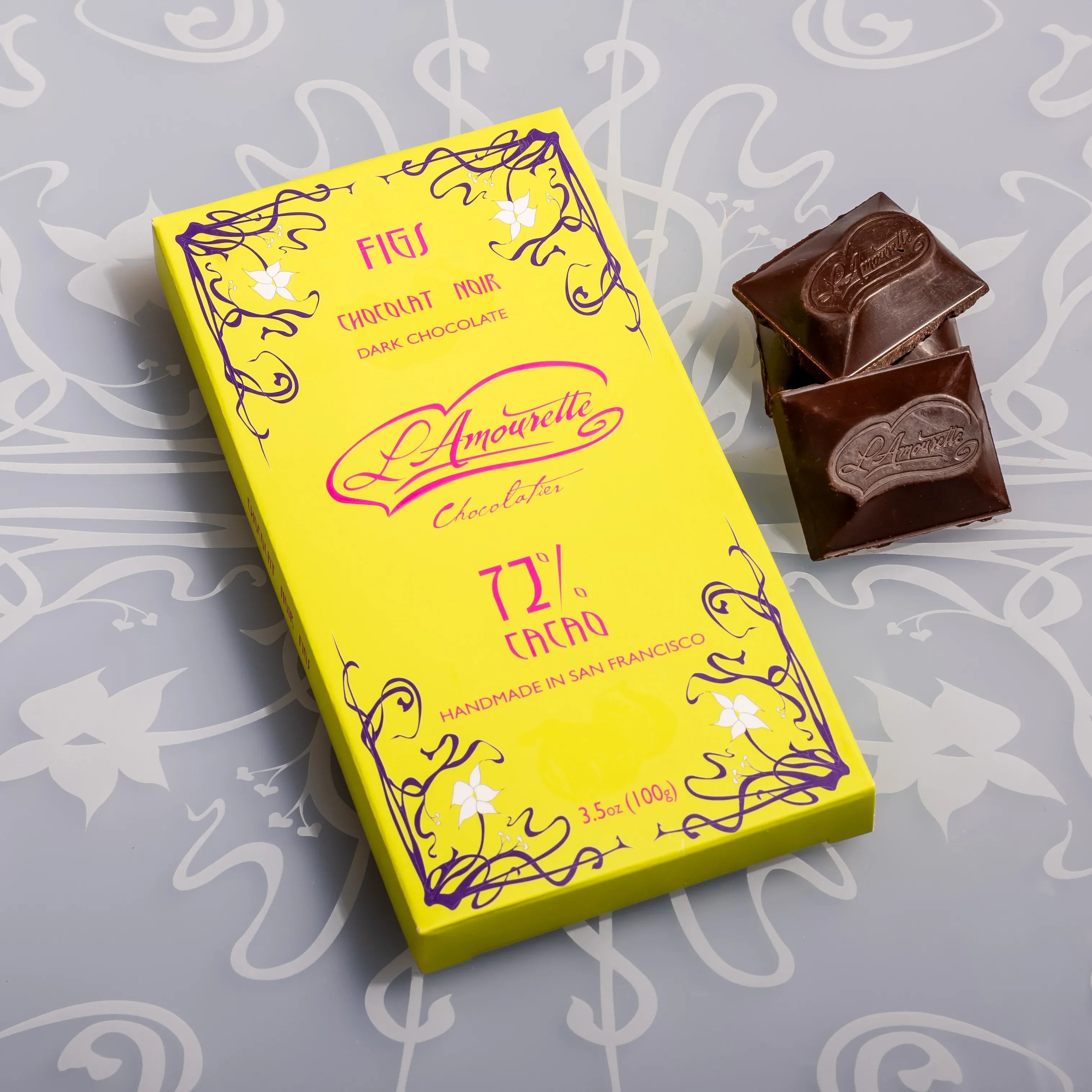 Dried Figs 72% Dark Chocolate – L'Amourette Chocolat