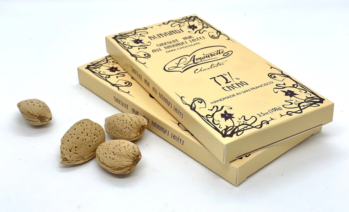 72% Dark Chocolate with Salted Almonds