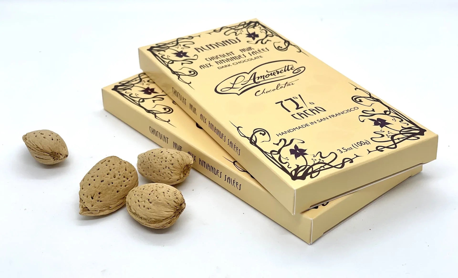 72% Dark Chocolate with Salted Almonds