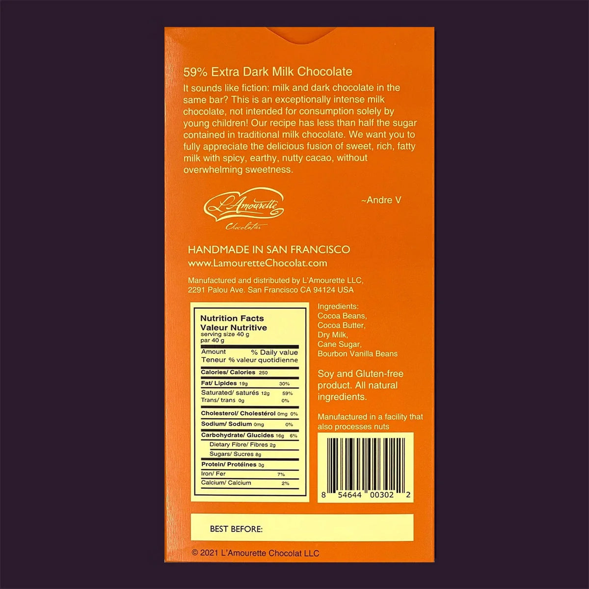 Extra Dark Milk Chocolate