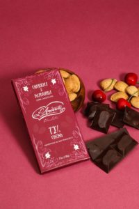 72% Dark Chocolate with Cherries & Salted Almonds