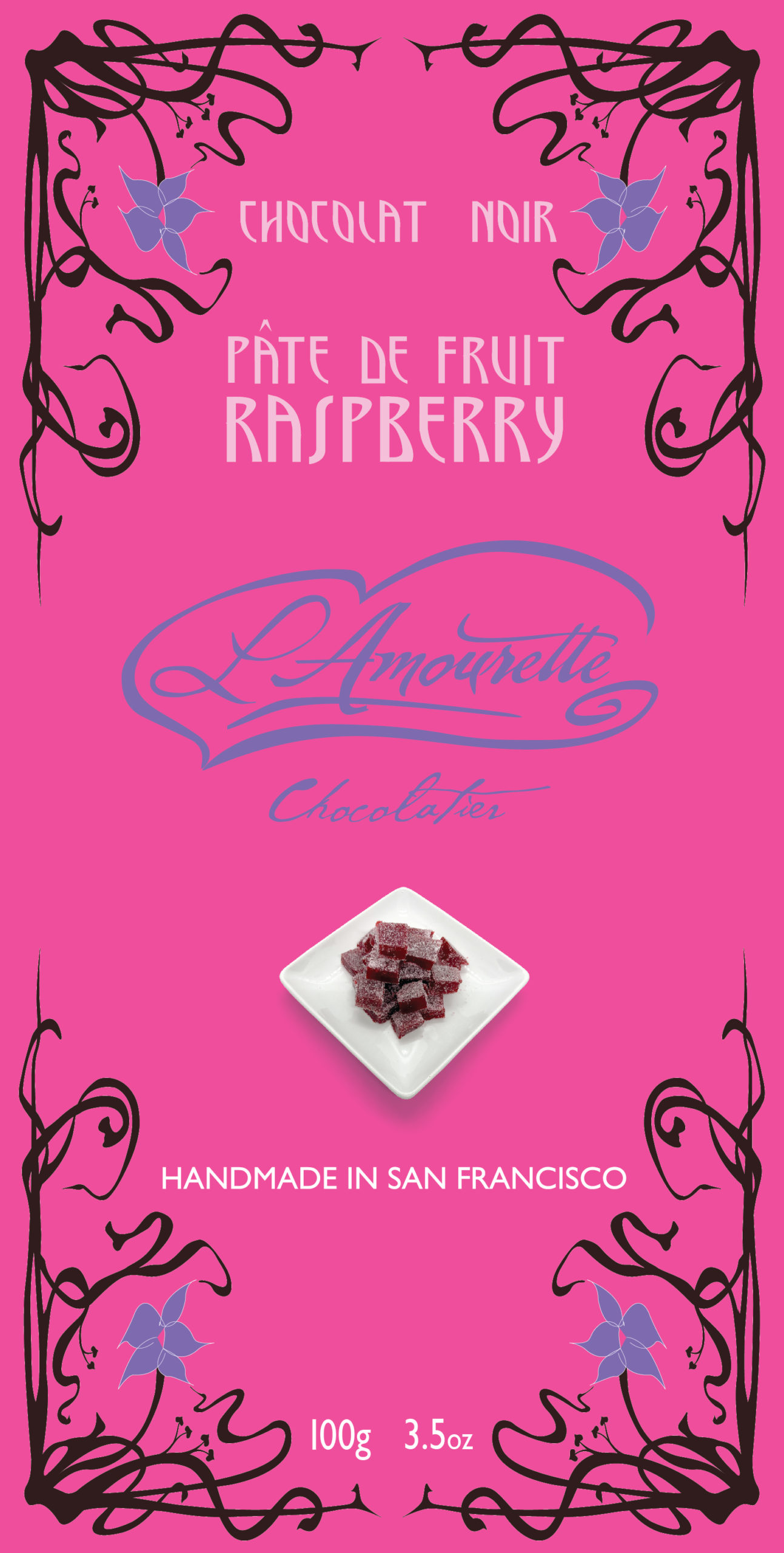 Chocolate Raspberry Pâte de Fruit «
